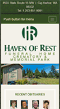 Mobile Screenshot of havenrest.com